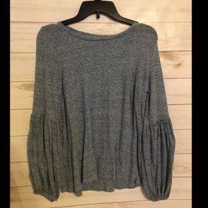 LOFT puff sleeve top
